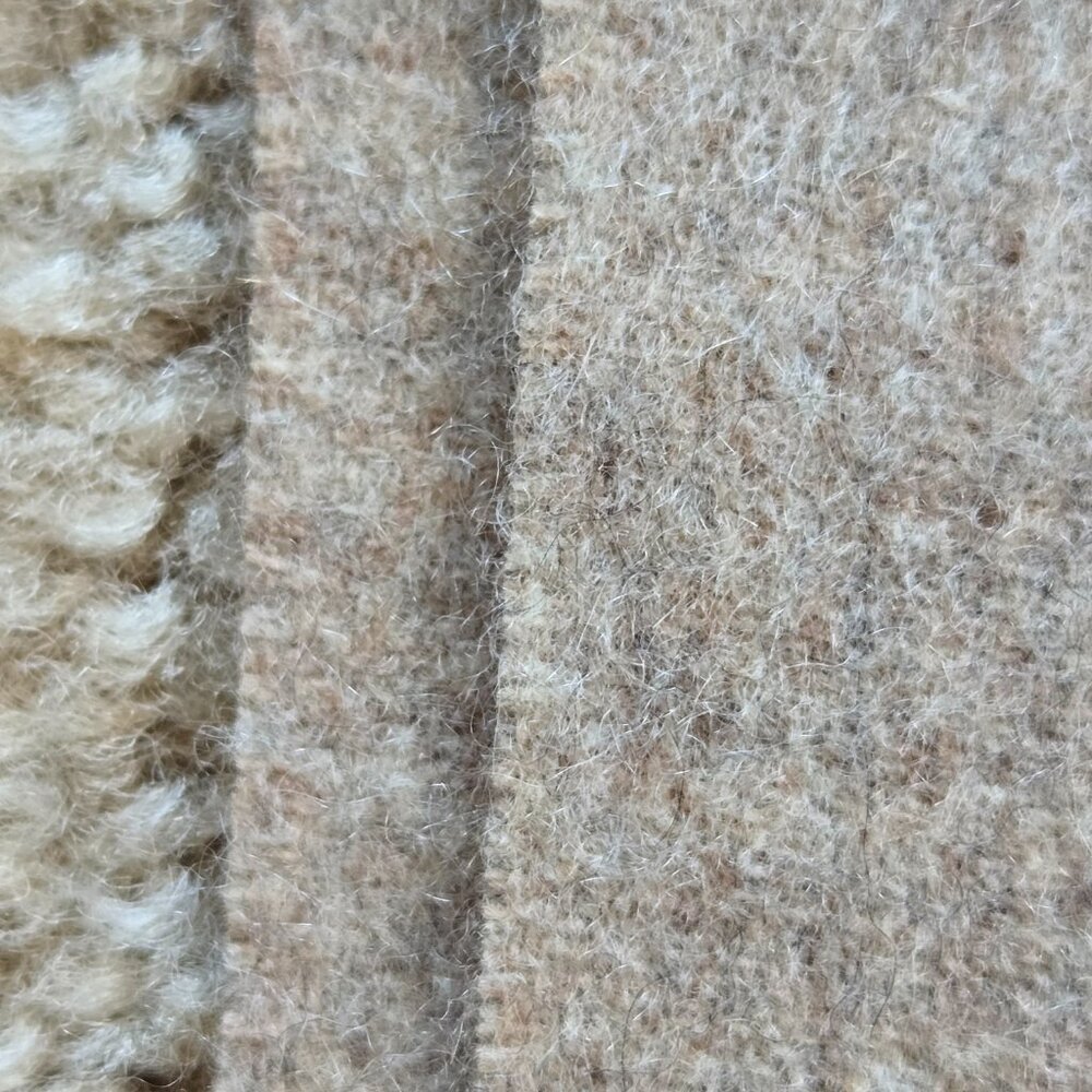 NWOT Babaton Cashmere Scarf Oatmeal Tan - Picture 8 of 11